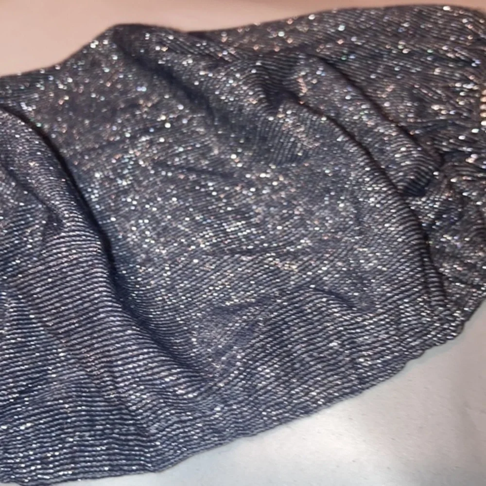GRAYSE Kelly and Marie Gray Silver Shimmer Glamour Studded Face mask NWT O/S